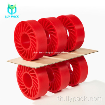 Polyurethane PU No Crush Wheel สำหรับเครื่องลูกฟูก